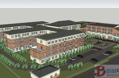 上海市大型居住社区浦江基地二期A块小学建设项目进入BIM深化设计研究阶段-BIM建筑网