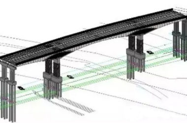 岱家山项目BIM系统桥梁建模显成效-BIM建筑网