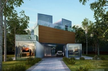 十字宅/The Cross House-BIM建筑网