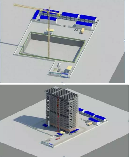 BIM技术在日本北九洲商务大厦建筑中大展身手