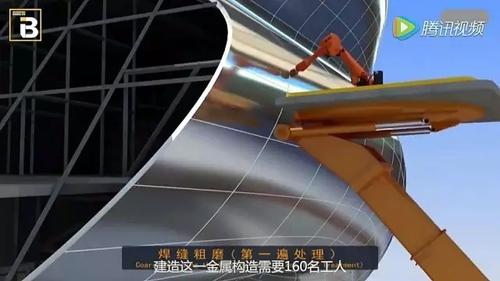 人工智能来颠覆建筑业了！中国这个刚完工的项目，机器人抢了152个工人的饭碗... BIM视界 第16张