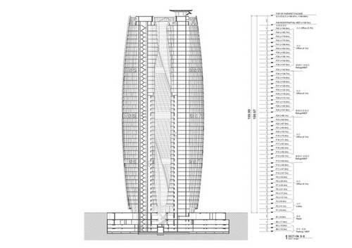 扎哈•哈迪德建筑事务所：世界最高中庭的丽泽SOHO BIM视界 第5张