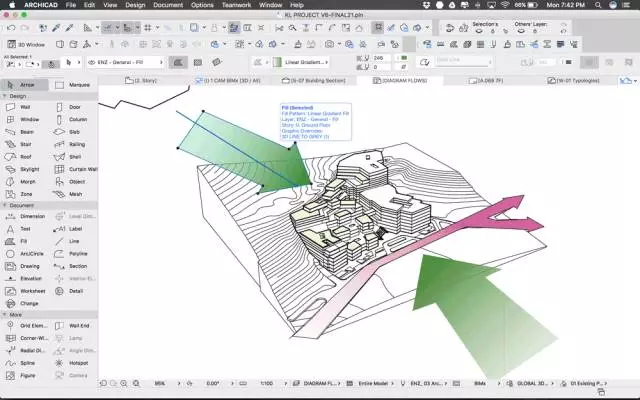 【BIM软件】ARCHICAD还可以这样做概念设计分析图？ BIM视界 第10张