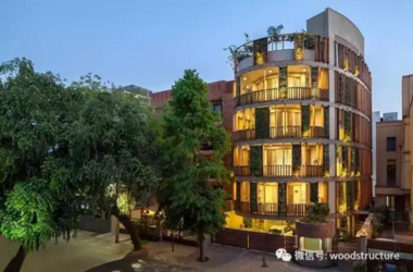 装配式|木结构建筑:婀娜多姿的曲线式住宅-BIM建筑网