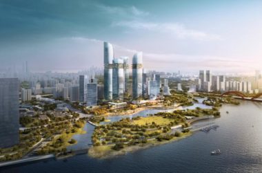 BIM建筑|广州CBD南区呈现新城市景不雅,由德国安博戴水道+庄子玉工作室结合打造年夜湾区新门户-BIM建筑网