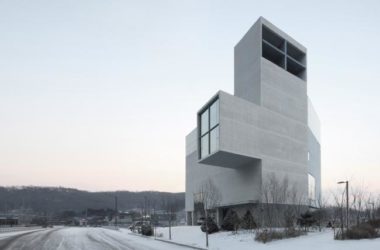 BIM建筑|似招手浸礼,如崇奉般沉寂耸立于年夜地:韩国dw教堂-BIM建筑网