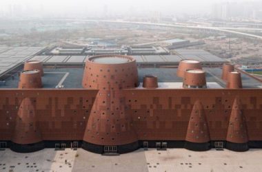 BIM建筑|新作!浇铸在年夜地之上的巨型圆椎古铜城堡——天津滨海城市博物馆-BIM建筑网