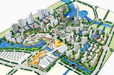 Sketchup规划模型|多层高层混合城市规划,现代风格-BIM建筑网