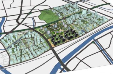 Sketchup规划模型|多层高层混合城市规划,现代风格-BIM建筑网
