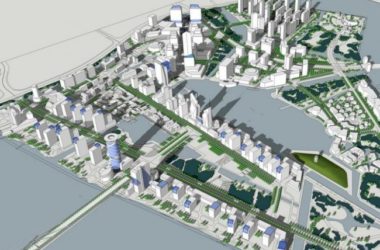 Sketchup规划模型|多高层混合城市规划,现代风格-BIM建筑网