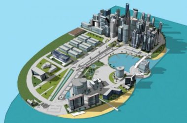 Sketchup规划模型|多高层混合城市体块,城市规划,现代风格-BIM建筑网