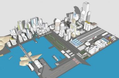 Sketchup规划模型|多高层混合城市规划体块,现代风格-BIM建筑网