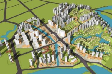 Sketchup规划模型|多高层混合,规划体块分析,现代风格-BIM建筑网