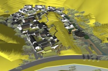 Sketchup规划模型|徽派,多层古建规划,中式风格-BIM建筑网