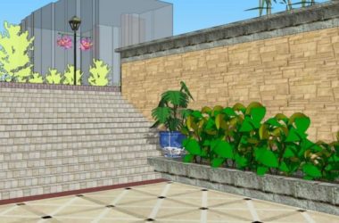 Sketchup规划模型|村庄景观规划,现代风格-BIM建筑网