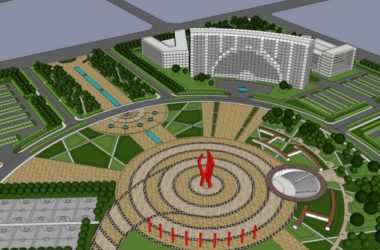 Sketchup规划模型|城市设计,现代风格-BIM建筑网