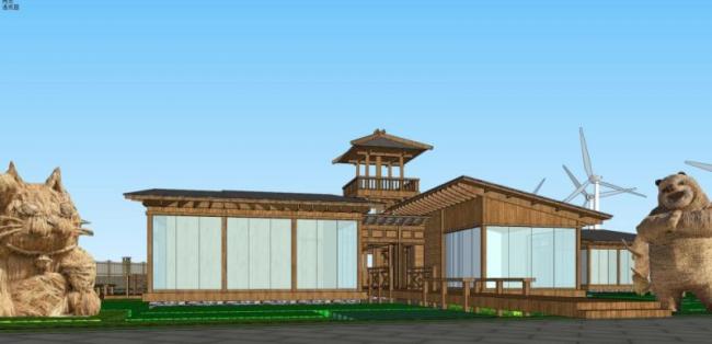 Sketchup规划模型|公园规划,现代风格 Sketchup规划模型|公园规划,现代风格