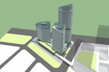 Sketchup规划模型|广场室外展场,规划布置,现代风格-BIM建筑网
