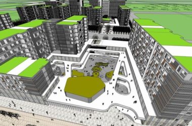 Sketchup规划模型|高档住宅规划,现代风格,7+11层-BIM建筑网