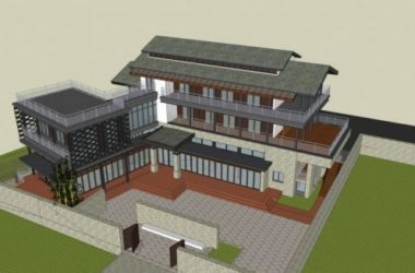 Sketchup别墅模型|独栋别墅,多层住宅,居住建筑,新中式风格-BIM建筑网