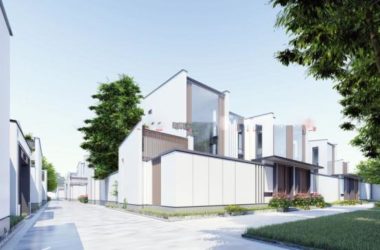 Sketchup别墅模型|别墅,新中式风格-BIM建筑网