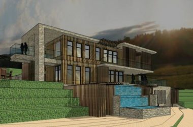 Sketchup别墅模型|山地别墅,多层,花园洋房,现代风格-BIM建筑网