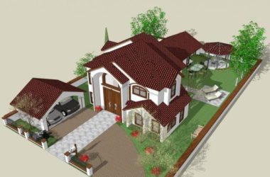 Sketchup别墅模型|独栋别墅,美式,欧式-BIM建筑网