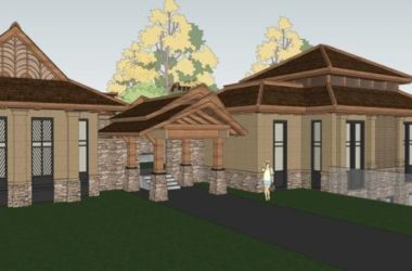Sketchup别墅模型|多层山地住宅,别墅,院落,东南亚风格,景观设计,水景-BIM建筑网