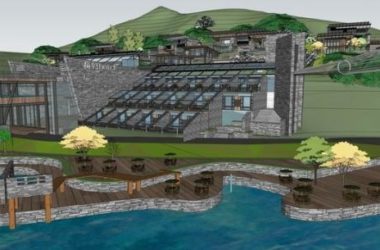 Sketchup别墅模型|现代风格,山地别墅建筑群,酒店,水景-BIM建筑网