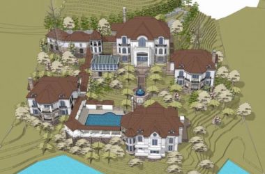 Sketchup别墅模型|独栋别墅,欧式古典风格-BIM建筑网