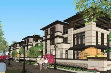 Sketchup别墅模型|别墅,新亚洲地方风格,双拼组团-BIM建筑网