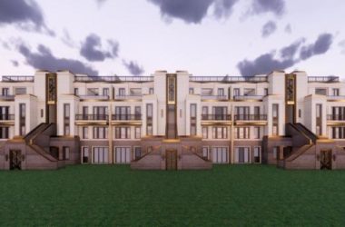 Sketchup别墅模型|联排别墅,新古典风格-BIM建筑网