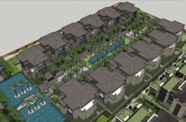 Sketchup别墅模型|简欧,高端商住区,联排别墅,ArtDeco风格-BIM建筑网