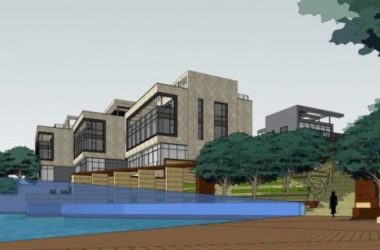 Sketchup别墅模型|万科松山湖示范区,联排别墅,现代风格-BIM建筑网