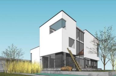 Sketchup别墅模型|独栋别墅,现代风格-BIM建筑网