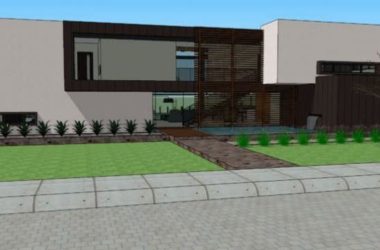 Sketchup别墅模型|独栋别墅,现代风格-BIM建筑网