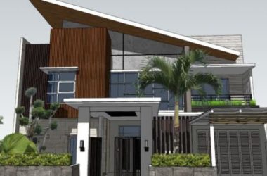Sketchup别墅模型|独栋别墅,现代风格-BIM建筑网
