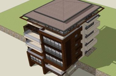 Sketchup别墅模型|新中式风格,多层别墅-BIM建筑网