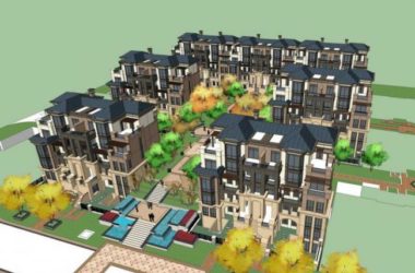 Sketchup别墅模型|联排别墅,古典风格-BIM建筑网