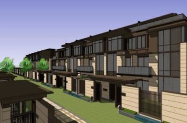 Sketchup别墅模型|联排别墅,花园洋房,新古典风格-BIM建筑网