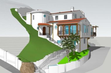 Sketchup别墅模型|坡地别墅,西班牙风格,古典风格-BIM建筑网
