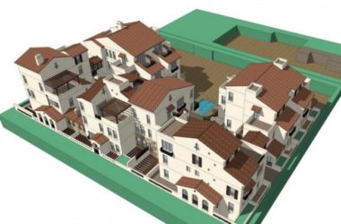 Sketchup别墅模型|联排别墅,西班牙风格,古典风格-BIM建筑网