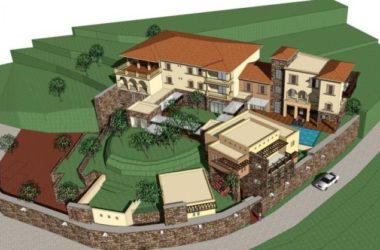 Sketchup别墅模型|叠拼别墅,西班牙风格,古典风格-BIM建筑网