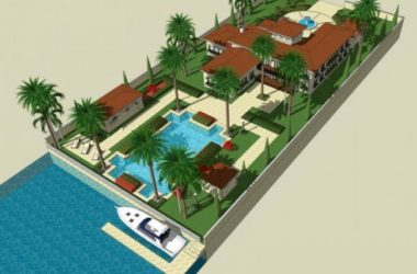 Sketchup别墅模型|独栋别墅,西班牙古典风格-BIM建筑网