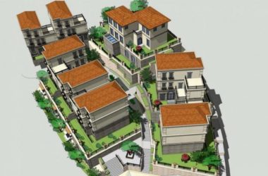 Sketchup别墅模型|联排别墅,西班牙古典风格-BIM建筑网