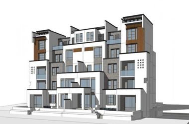 Sketchup别墅模型|叠拼别墅,新中式风格-BIM建筑网