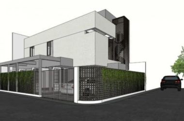Sketchup别墅模型|独栋别墅,现代风格-BIM建筑网