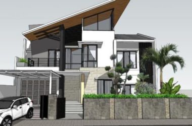 Sketchup别墅模型|独栋别墅,现代风格-BIM建筑网