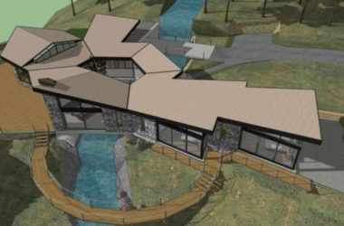 Sketchup别墅模型|独栋别墅,现代风格-BIM建筑网