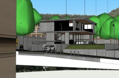 Sketchup别墅模型|独栋别墅,花园洋房,现代风格-BIM建筑网